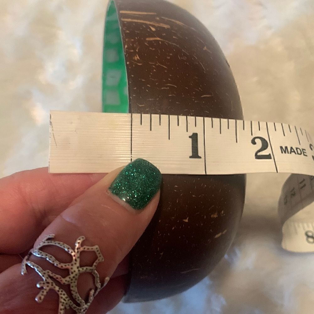 Hand Crafted Sea Shell and Coconut Shell Bowl Abalone - Picture 6 of 6